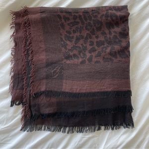 Agent provocateur cheetah scarf